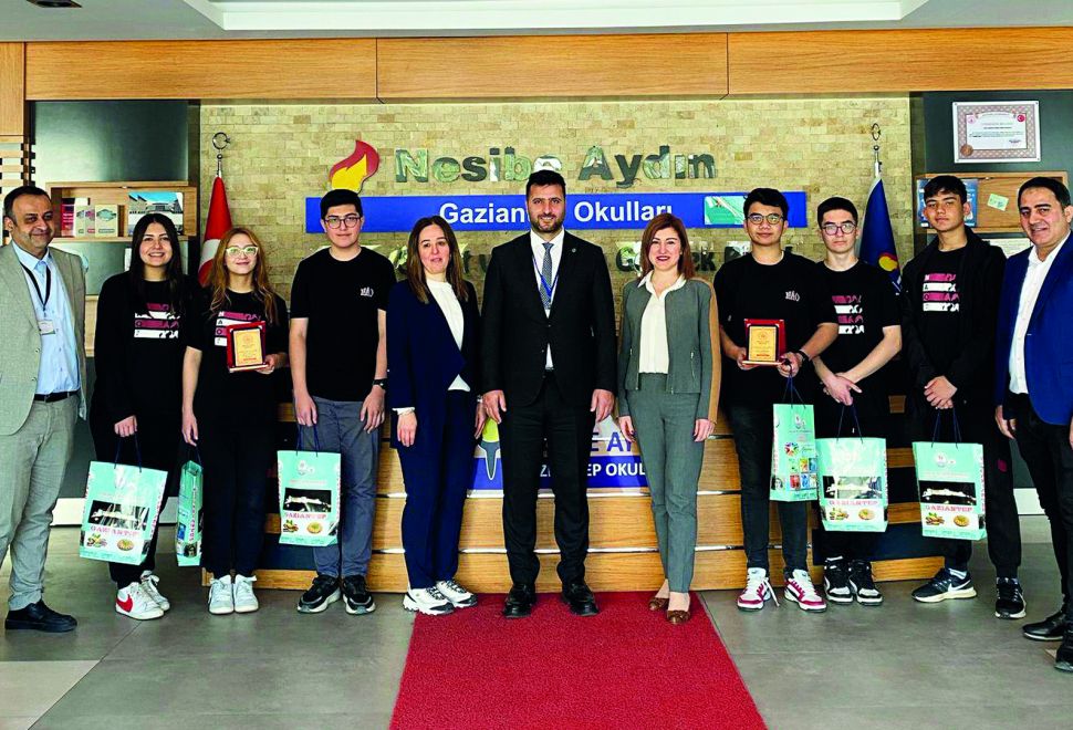 Gaziantep Nesibe Aydın Fen Lisesi Öğrencilerinden Büyük Başarı