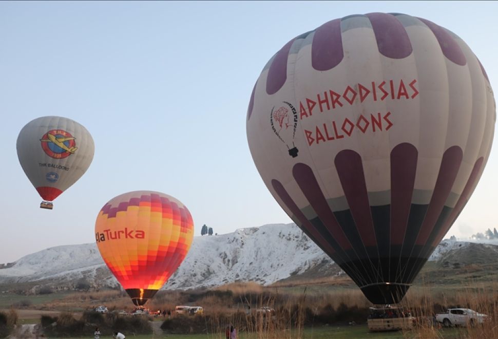 Yerli ve Yabancı Turistlerin Gözdesi, Pamukkale Balon Turları