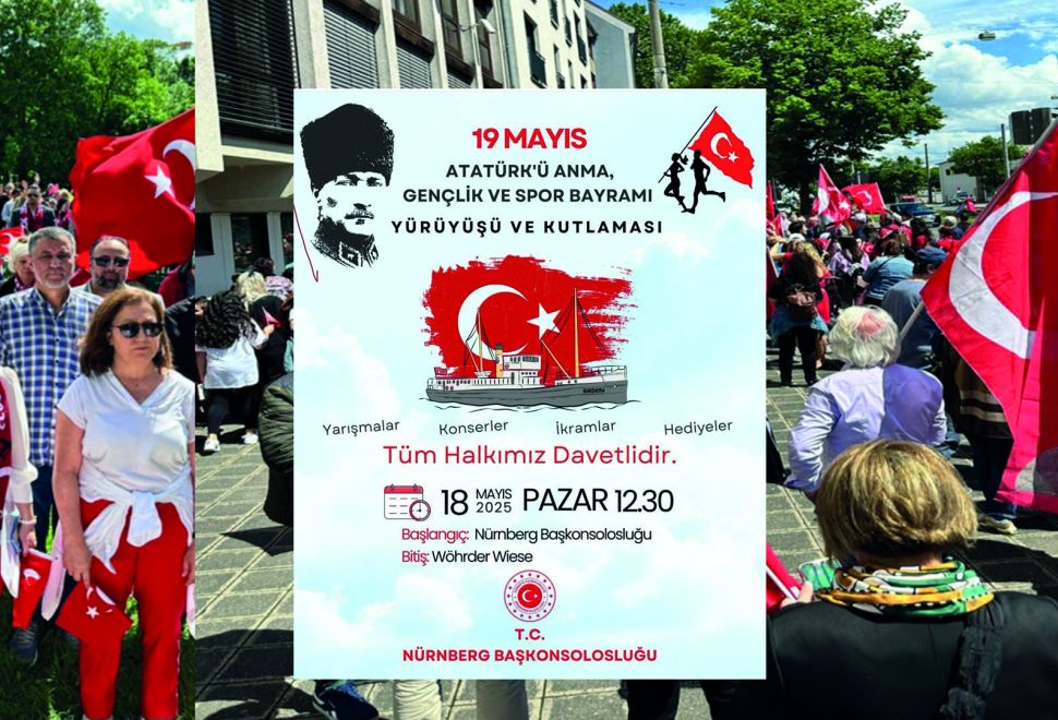 Nürnberg’de 19 Mayıs, 18 Mayıs’ta Yürüyüş ile Kutlanacak