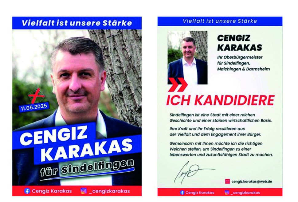 Cengiz Karakaş’tan Sindelfingen Seçmenlerine Çağrı, ‘Sandıkları Doldurarak Gücümüzü Gösterelim’