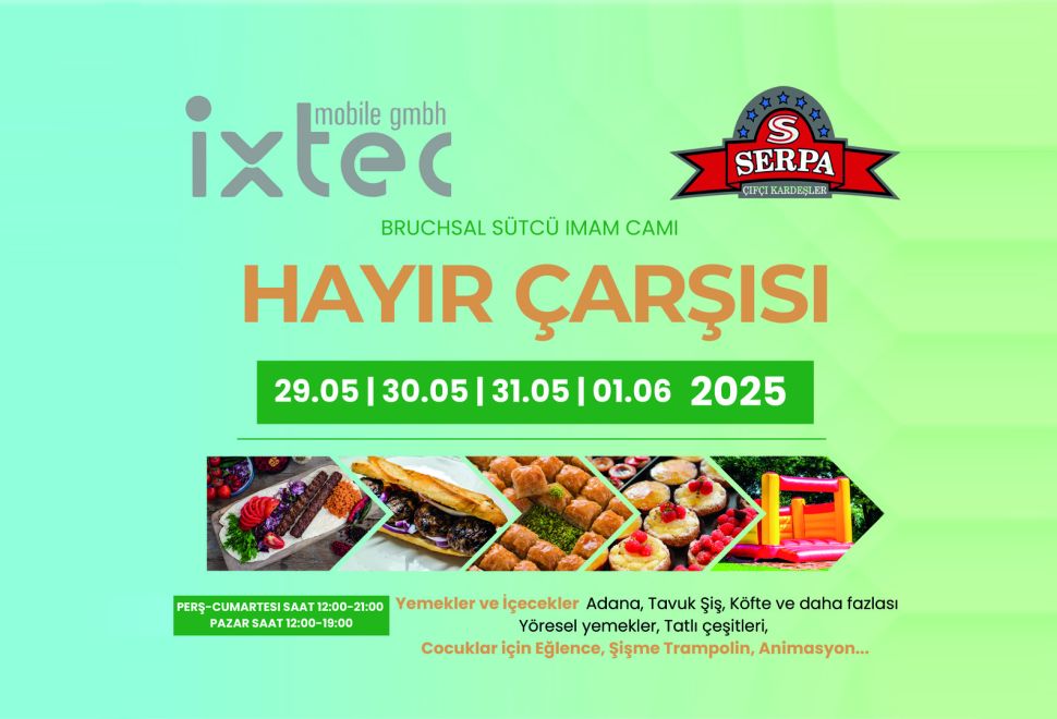 Bruchsal'da ‘Hayır Çarşısı’ Ziyaretçilerini Bekliyor