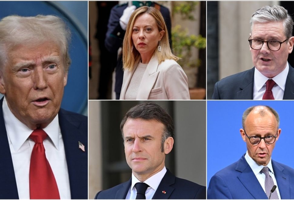 Meloni, Starmer, Macron ve Merz Trump’la Görüştü