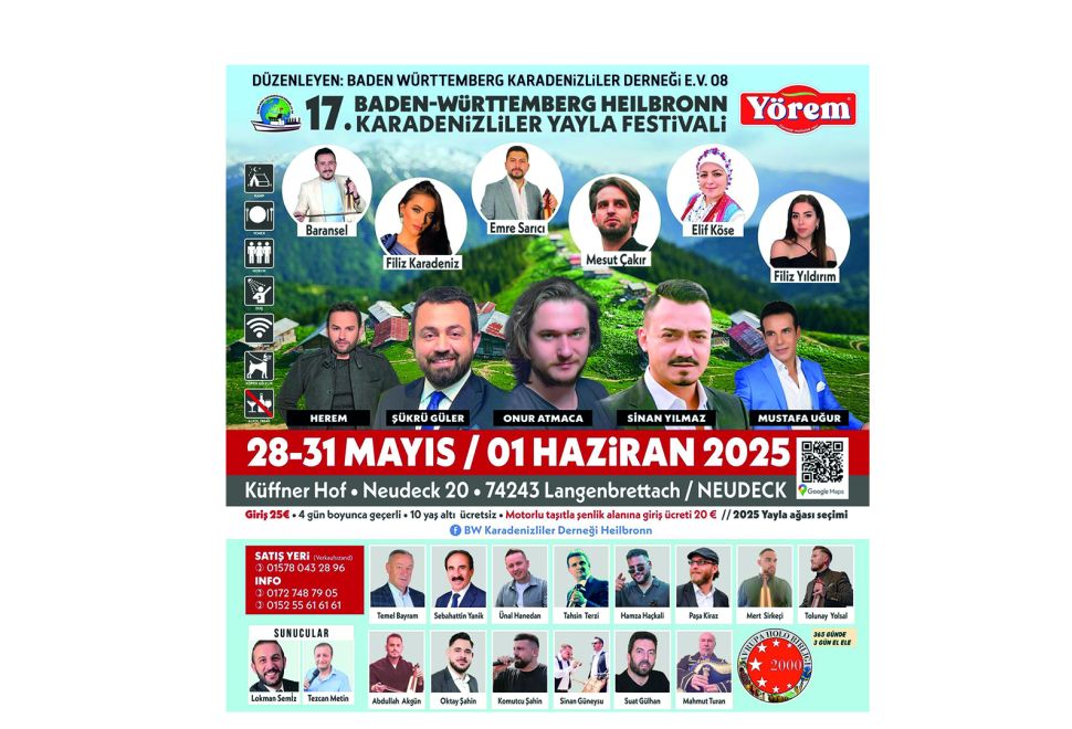 Karadeniz Rüzgârı Almanya’da Esecek!