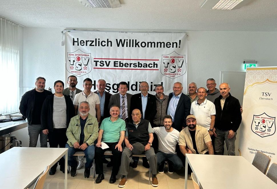 Ebersbach Türk Spor Kulübü'nde Bayrak Değişimi, Dursun Çoban Yeni Başkan
