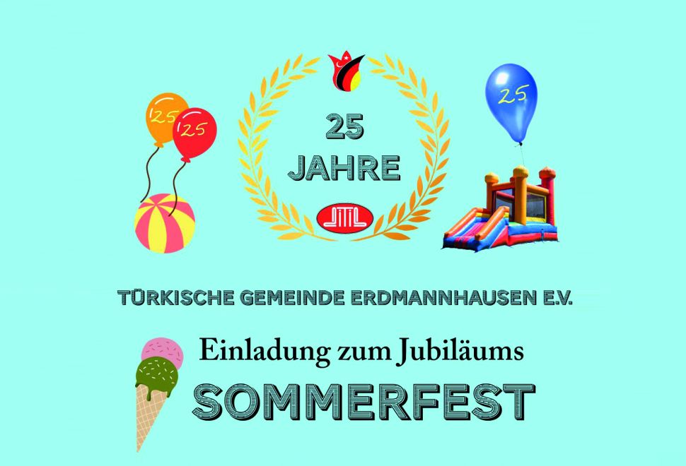 Erdmannhausen Türk Cemaati 25. Yılını Coşkulu Bir Yaz Festivaliyle Kutluyor