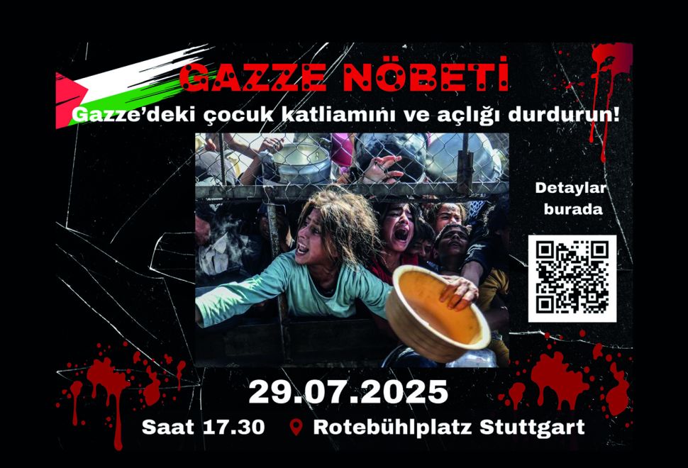 Gazze’deki Çocuklar İçin Sessiz Çığlık: Stuttgart’ta Sessiz Eylem Çağrısı