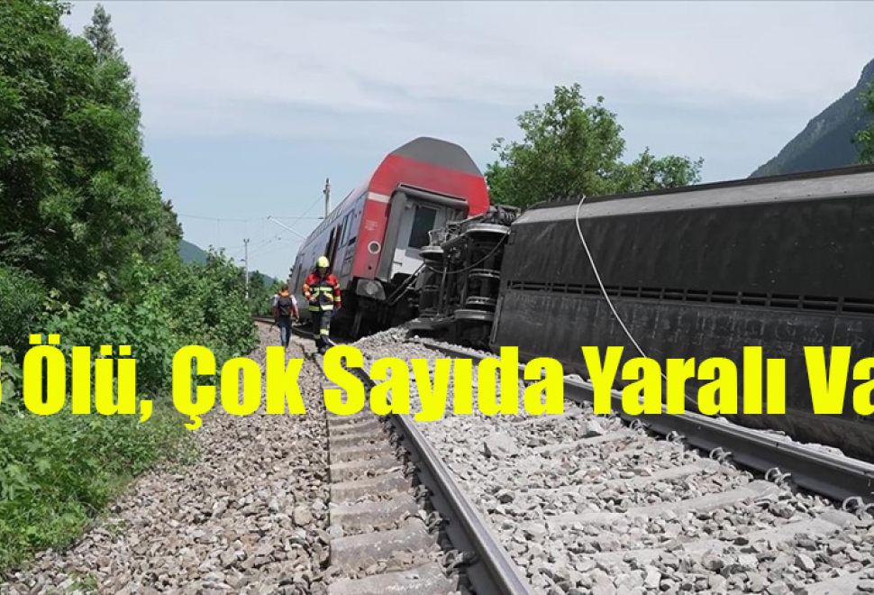 Tren Kazasında 3 Ölü, Çok Sayıda Yaralı Olduğu Açıklandı