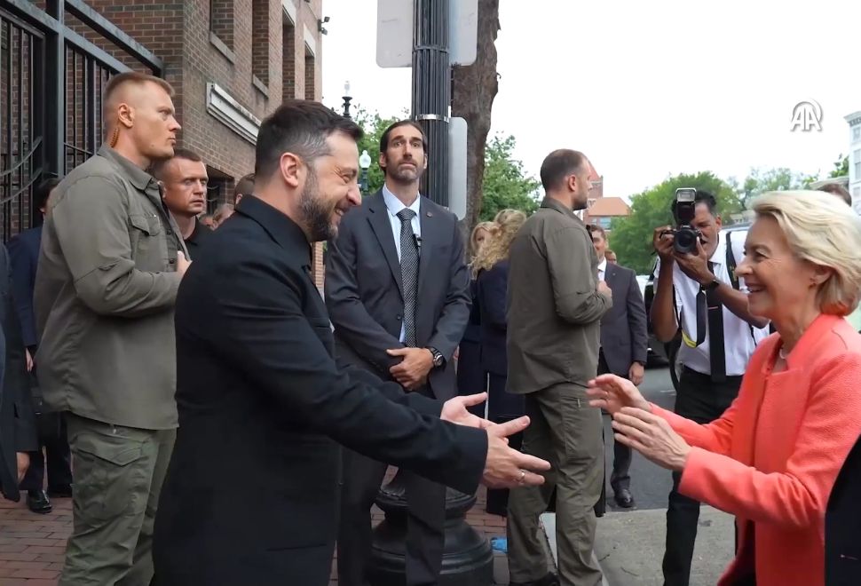 Zelenskiy, Avrupalı Liderlerle Bir Araya Geldi