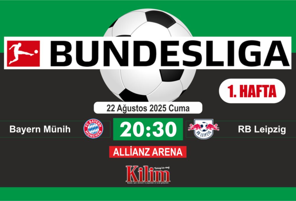 Bundesliga’da Futbol Heyecanı Yarın Başlıyor
