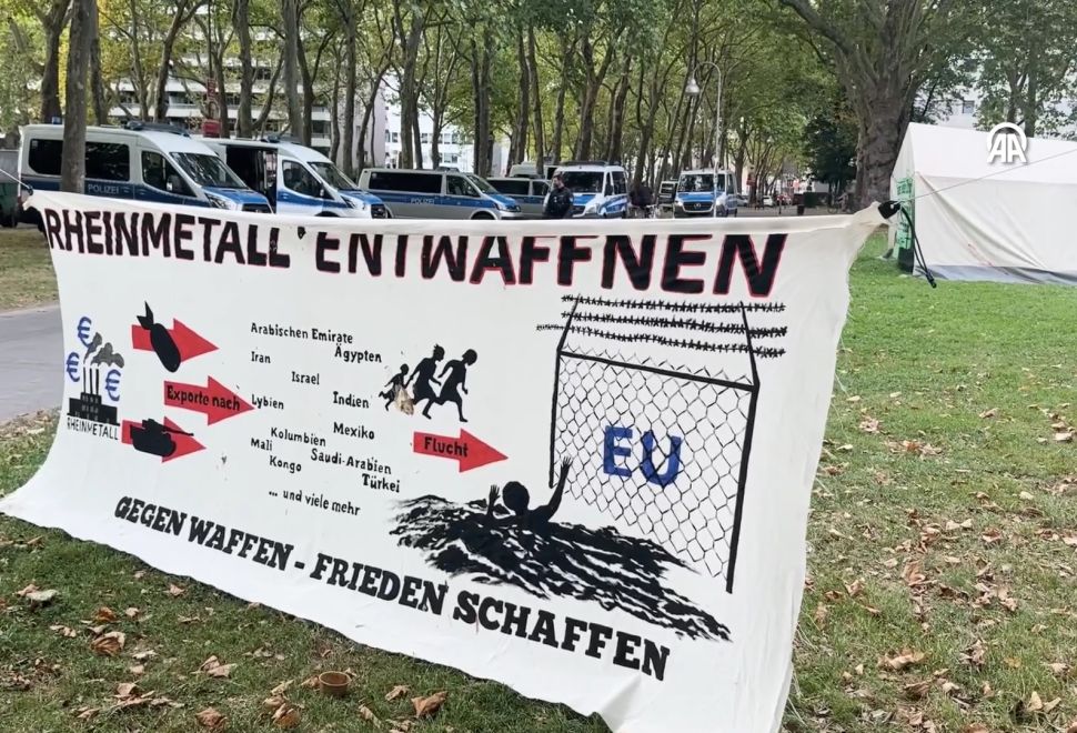 Köln’de İsrail’e Silah İhracatı Protestosu
