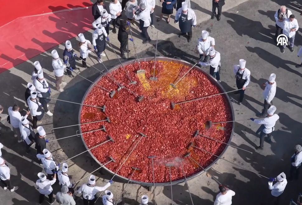 Dev Tavada Sucuklu Yumurta Rekor Kırdı, Gastronomi Festivali Başladı