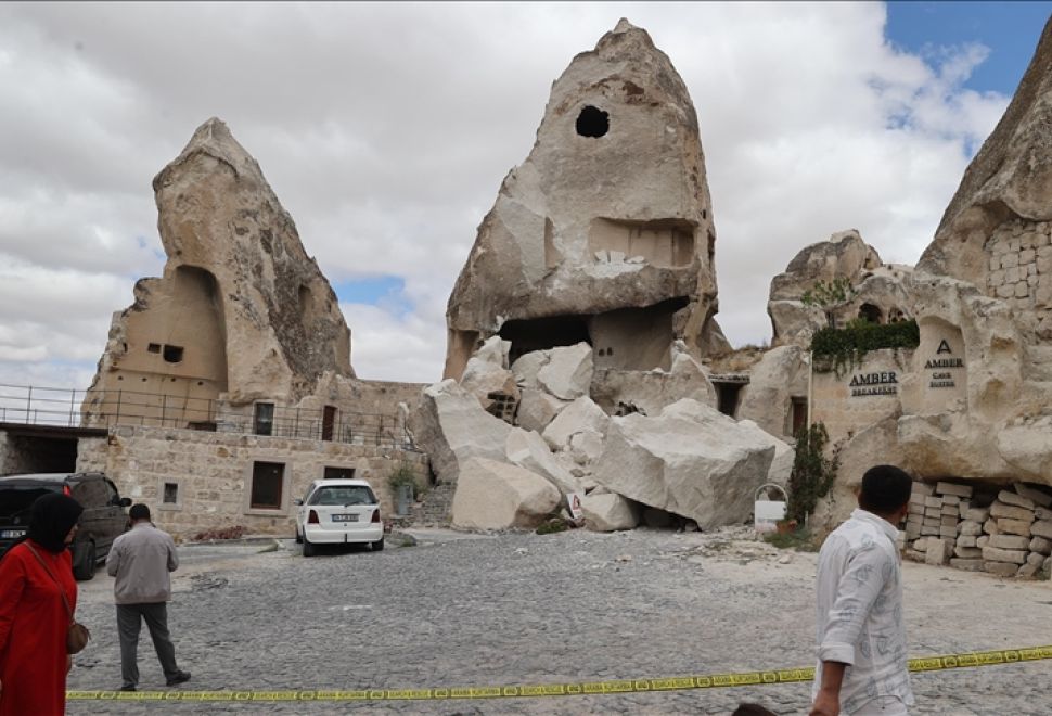 Göreme’de Peribacasında Çökme 