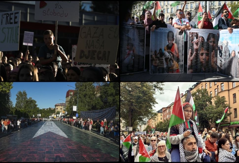 Avrupa’dan Gazze’ye Destek, Dört Başkentte İsrail Protestosu