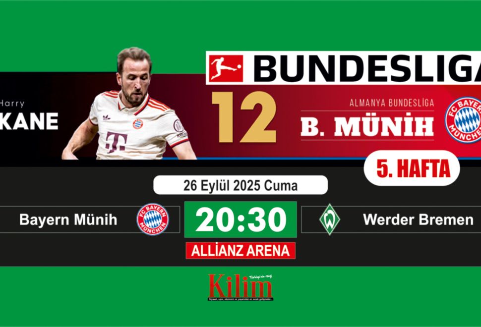 Bundesliga’da 5. Hafta Maçları Yarın Başlıyor