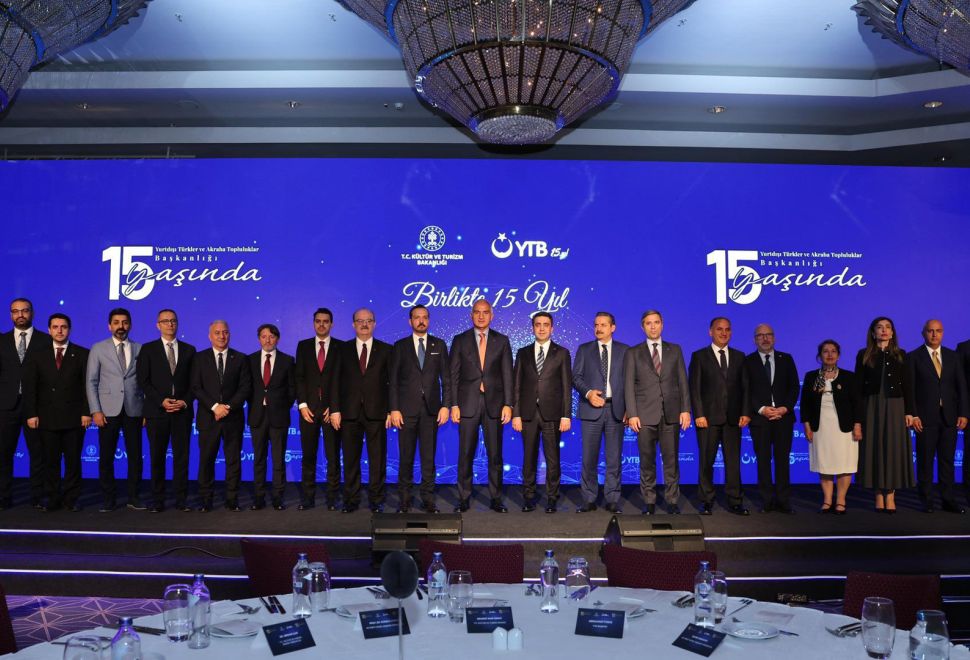 YTB, 15. Kuruluş Yıl Dönümü Programı Ankara’da Gerçekleştirildi