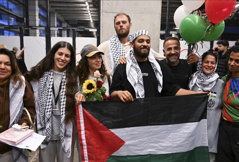 Sumud Filosu Aktivistleri Almanya’da