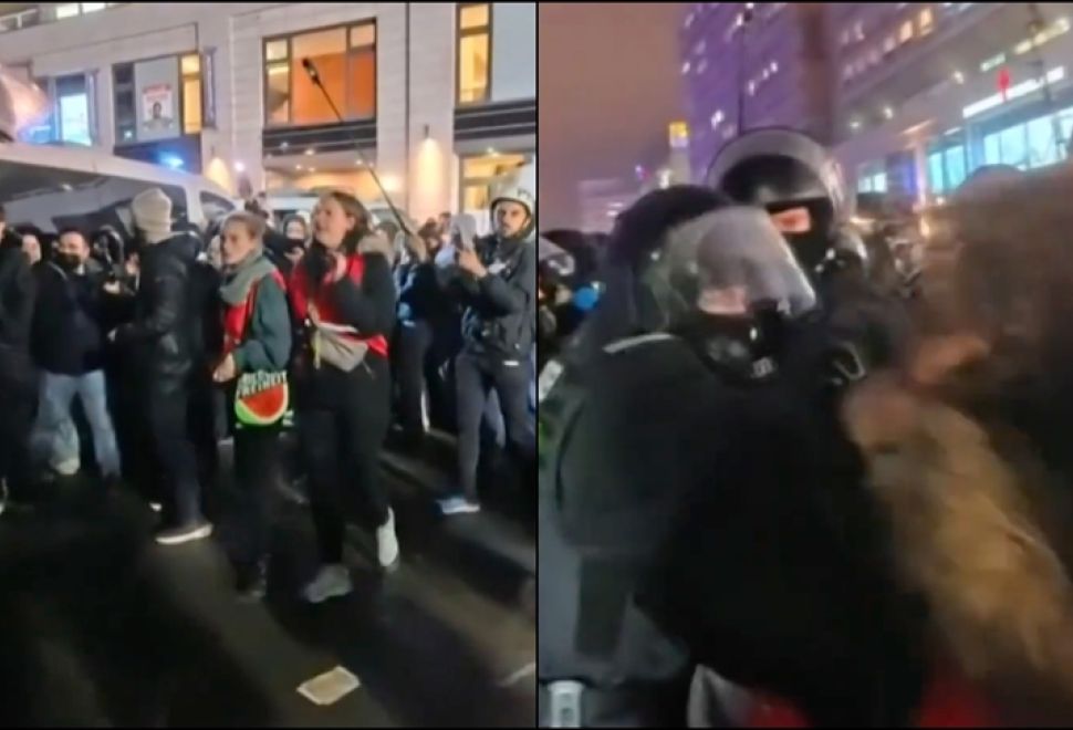 Berlin’de Şok Olay, Alman Polisi Milletvekiline Yumruk Attı