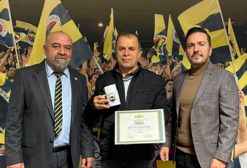 Fenerbahçe Heilbronn Derneği’nden Ertan Pehlivan’a Teşekkür Belgesi