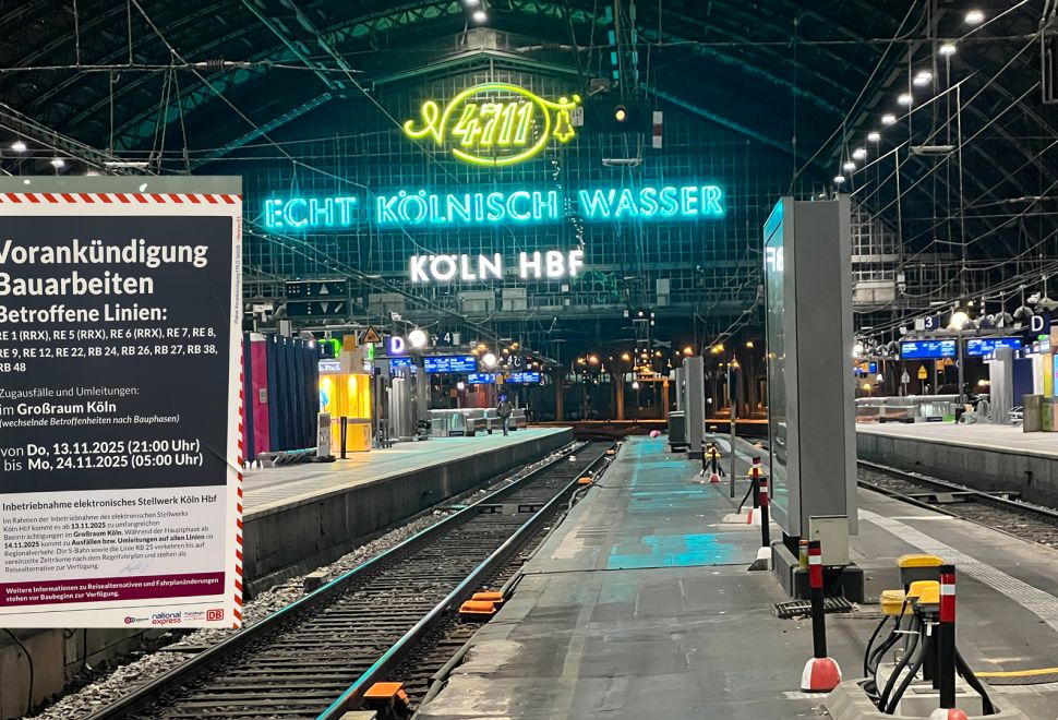 Köln Ana Tren Garı 10 Gün Kapalı